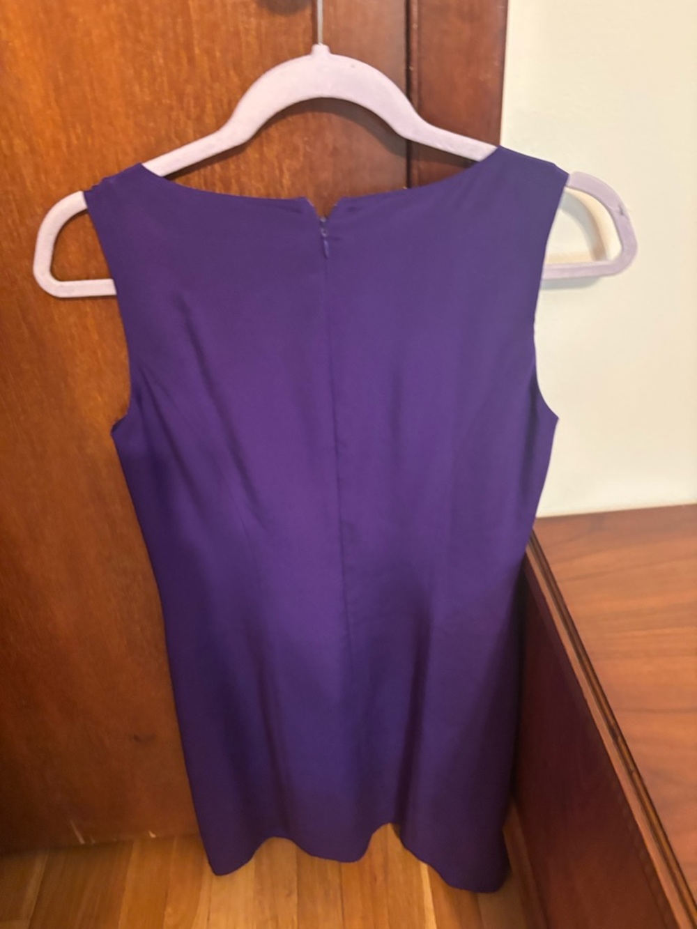 Hugo Buscati Deep Purple Sleeveless Sheath Dress